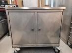 inox werktafel/kast, Ophalen, Zo goed als nieuw, 70 tot 120 cm
