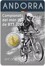 2 euro Andorra 2024 WK mountainbike, Postzegels en Munten, Ophalen of Verzenden, 2 euro