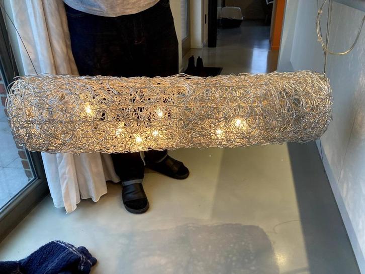 Eyecatcher: mega design cilinder gaze plafondlamp 35 euro, Huis en Inrichting, Lampen | Plafondlampen, Gebruikt, Ophalen of Verzenden