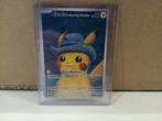 Pokémon Pikachu Grey Felt Hat unsealed, Hobby en Vrije tijd, Ophalen of Verzenden, Nieuw, Losse kaart, Foil