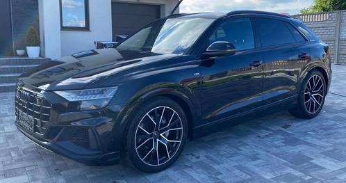 Audi Q8 55 TFSI S Line Quattro B&O, Auto diversen, Ongevalwagen, Automaat, Benzine, Zwart