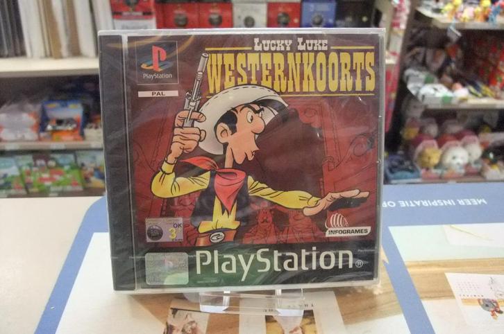 lucky luke westernkoorts ps1 sealed, Games en Spelcomputers, Games | Sony PlayStation 1, Nieuw, Avontuur en Actie, 1 speler, Vanaf 3 jaar