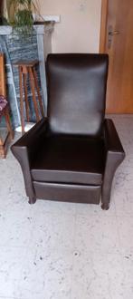 Zetel in skai, Huis en Inrichting, Ophalen, Gebruikt, Eenpersoons