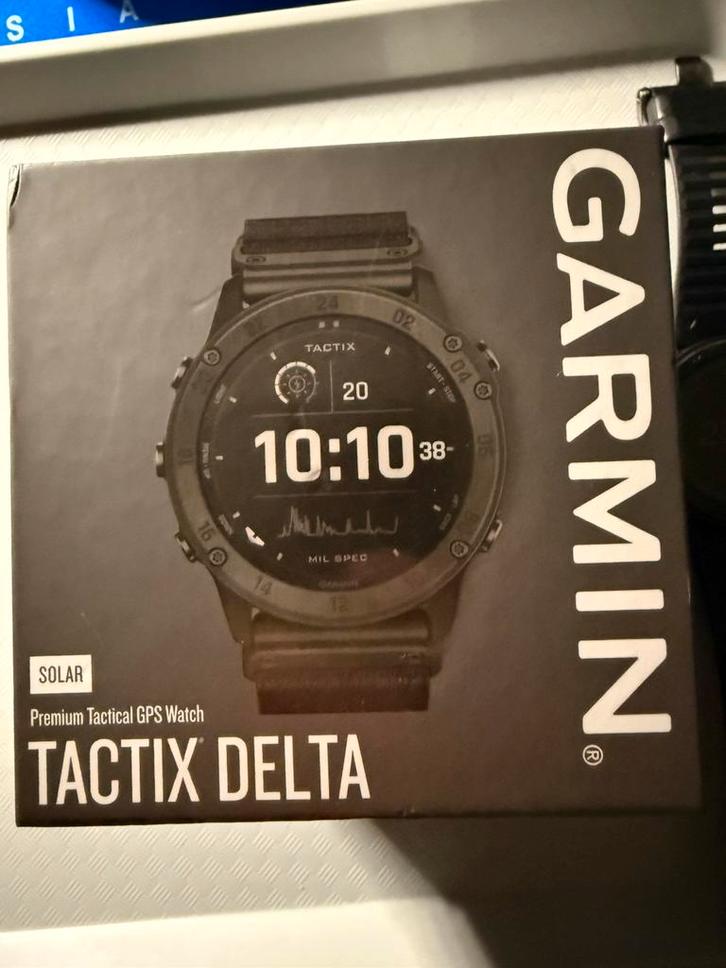 Garmin tactix delta solar 51 mm, Handtassen en Accessoires, Sporthorloges, Zo goed als nieuw, GPS, Ophalen
