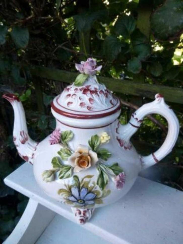 oude koffiekan - servies, Antiek en Kunst, Antiek | Servies los, Ophalen of Verzenden