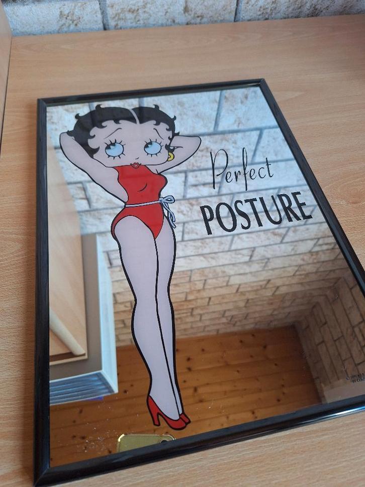 Betty Boop Mirror Perfect Posture 1997, Verzamelen, Beelden en Beeldjes, Nieuw, Mens, Ophalen of Verzenden