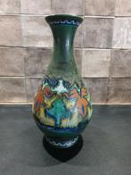 Plateelbakkerij Zuid-Holland - Decor Beek - Vaas - Keramiek, Antiek en Kunst, Ophalen of Verzenden