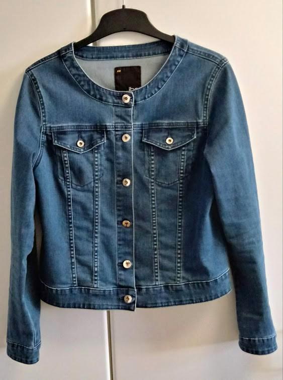 Blauw jeansvestje zonder kraag, maat 42, Kleding | Dames, Spijkerbroeken en Jeans, Zo goed als nieuw, Blauw, Ophalen of Verzenden
