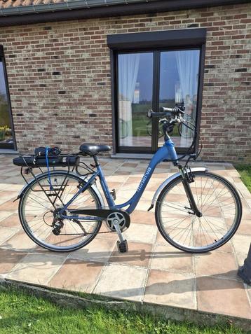 Vélo électrique, Enlèvement, Comme neuf, Minerva, Repose-pieds