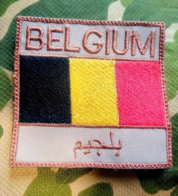 Zeer zeldzame Belgische badge in Afghanistan  beschikbaar voor biedingen