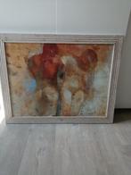 Moderne reproductie in mooie bleke kader 90 x 72 cm, Antiek en Kunst, Ophalen