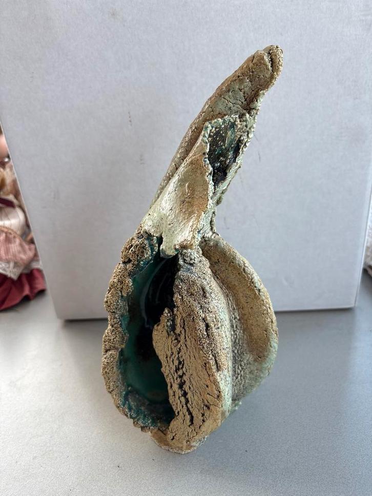 Unieke abstracte keramiek sculptuur –handgemaakt kunstobject, Verzamelen, Porselein, Kristal en Bestek, Verzenden