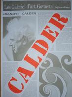 VTG 1977 affiche CALDER Hilton Gallery Govaerts zeldzaam, Antiek en Kunst, Ophalen of Verzenden