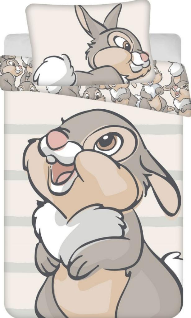 Bambi Baby Dekbedovertrek 100 x 135 cm - Stampertje - Disney, Kinderen en Baby's, Kinderkamer | Beddengoed, Nieuw, Dekbedovertrek