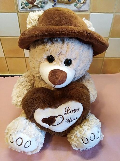 Leuk Paasgeschenk! Teddy!!!! Heel zachte knuffelbeer., Collections, Ours & Peluches, Neuf, Ours en tissus, Autres marques, Enlèvement ou Envoi