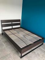 Bedframe 2m10 op 1m40 ZONDER matras, Huis en Inrichting, Slaapkamer | Bedden, Ophalen, Gebruikt