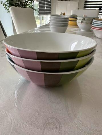 Lot de 3 bols en porcelaine de la collection - ROXIE beschikbaar voor biedingen