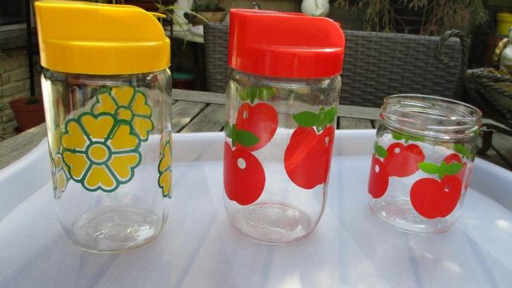 3 Bewaarpotten Henkel en Gulf, Verzamelen, Retro, Overige typen, Ophalen