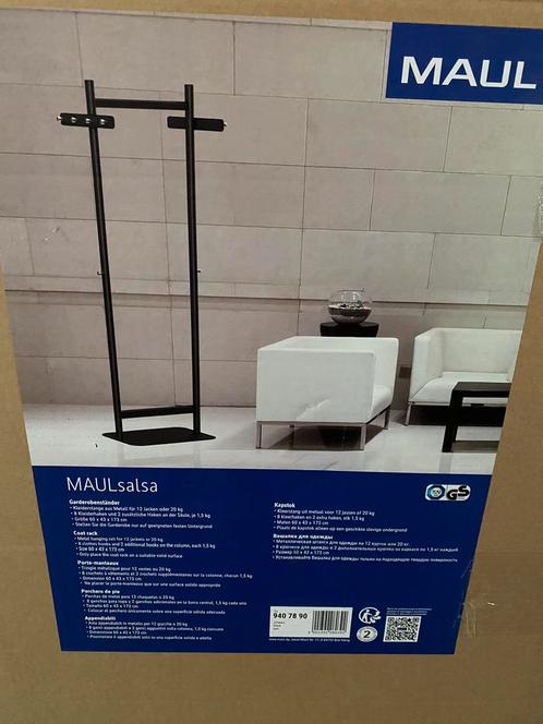 MAUL Salsa staande kapstok 173 cm nieuw!, Huis en Inrichting, Woonaccessoires | Kapstokken, Nieuw, Staande kapstok, 150 tot 200 cm