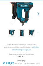 Makita tacker/ nagelpistool op 12 volt batterijen, Ophalen, Nieuw