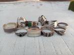 Lot oude zilveren ringen, Verzenden, Zilver, Ring