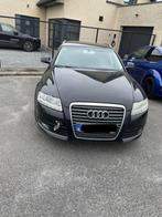 Audi a6 2008 2.0 diesel manueel (motorschade), Auto's, Zwart, 4 cilinders, Elektrische ramen, Zwart