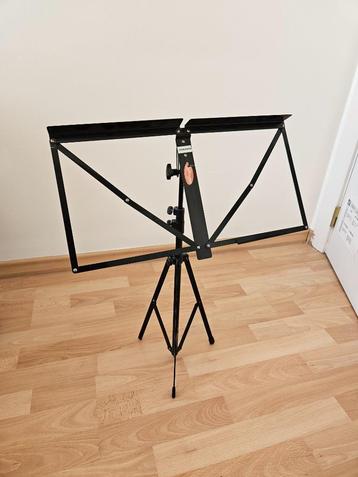 Opklapbare muziekstandaard, Musique & Instruments, Pieds, Enlèvement ou Envoi, Utilisé, Pied