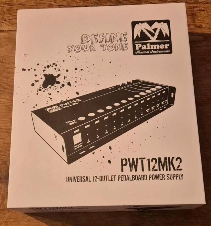 Nieuw !Palmer PWT 12 MK2 multi-voeding voor 12 effectpedalen, Muziek en Instrumenten, Effecten, Nieuw, Ophalen of Verzenden