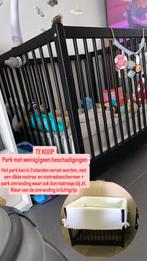 Park met toebehoren, Kinderen en Baby's, Babyparken, Ophalen, Zo goed als nieuw, Vierkant, In hoogte verstelbaar