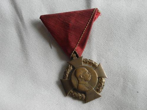 Médaille Autriche-Hongrie 1908, Collections, Objets militaires | Général, Armée de terre, Enlèvement ou Envoi
