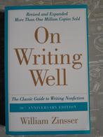 On writing William Zinsser, Ophalen of Verzenden, Zo goed als nieuw, Niet van toepassing, William Zinsser