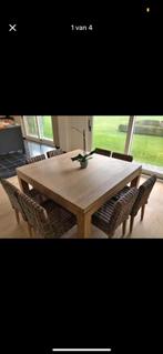 Tafel met 8 stoelen, Huis en Inrichting, Tafels | Eettafels, Ophalen