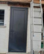 Zwarte aluminium buitendeur (Maatwerk), Ophalen, Zo goed als nieuw, Buitendeur
