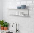 BOTKYRKA Wandplank, wit, 80x20 cm, Ophalen, Zo goed als nieuw