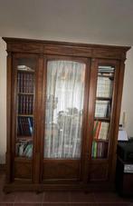 Bibliothèque vitrée, Avec porte(s), 150 à 200 cm, Comme neuf, Chêne