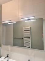 miroir salle de bains avec cadre + éclairage, Ophalen, 100 tot 150 cm, Overige typen, Zo goed als nieuw
