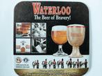 Bierviltje Waterloo, Collections, Marques de bière, Comme neuf, Autres marques, Sous-bock, Enlèvement ou Envoi