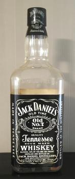Jack Daniels : Counter display bottle, Ophalen, Gebruikt, Gebruiksvoorwerp