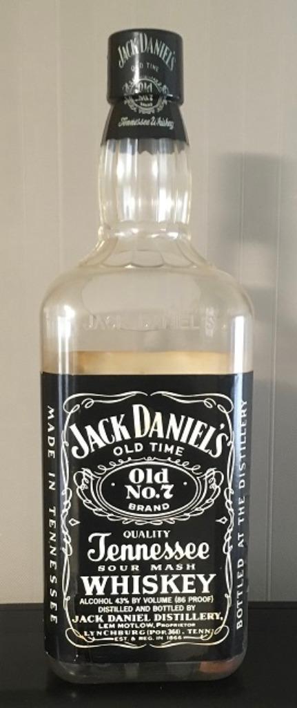 Jack Daniels : Counter display bottle, Verzamelen, Merken en Reclamevoorwerpen, Gebruikt, Gebruiksvoorwerp, Ophalen