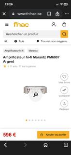 Amplificateur hi-fi marantz pm6007 en argent, Audio, Tv en Foto, Versterkers en Ontvangers, Ophalen, Zo goed als nieuw, Marantz