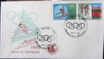 FIRST DAY COVER- BELGIË- OLYMPISCHE SPELEN MEXICO 1968., Ophalen of Verzenden, Gestempeld, Sport