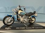 50e anniversaire de la Harley-Davidson 1992 FXDB Daytona, Comme neuf, Enlèvement ou Envoi, Maisto