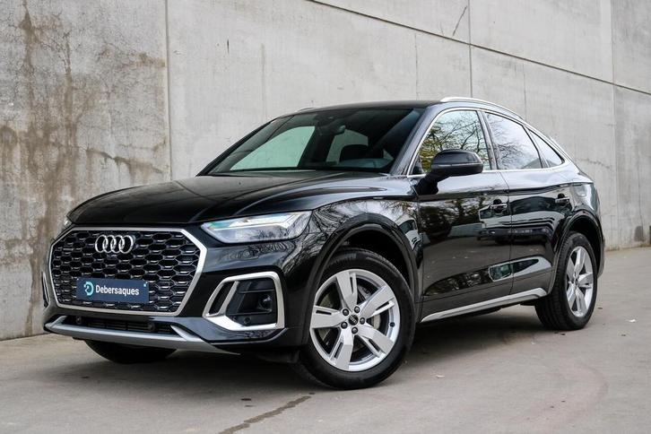 Audi Q5 55 TFSIe Sportback Quattro APP PSENS+CAM TREKHAAK Z, Auto's, Audi, Bedrijf, Q5, 4x4, ABS, Adaptive Cruise Control, Airbags