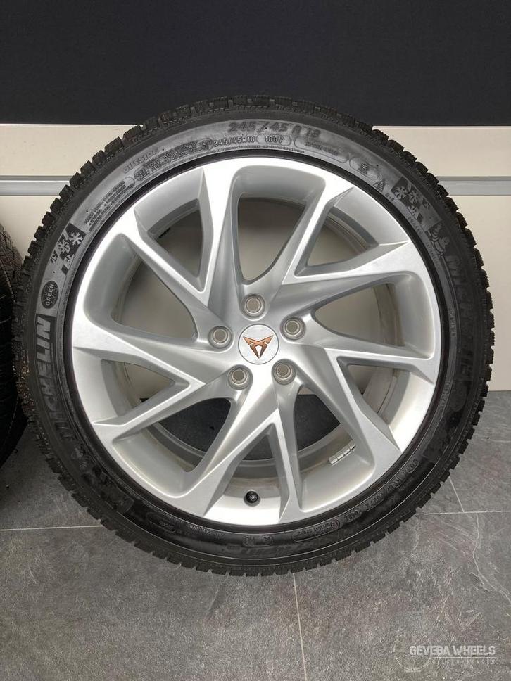 18” originele Cupra Formentor velgen + winterbanden 5x112, Auto-onderdelen, Banden en Velgen, Banden en Velgen, Winterbanden, 18 inch