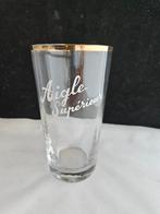 Aigle Belgica oud glas. Gouden rand niet optimaal, Verzamelen, Glas en Drinkglazen, Ophalen of Verzenden, Gebruikt