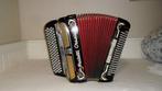 Accordéon : Fratelli Crosio met casotto, Muziek en Instrumenten, Zo goed als nieuw, Knopaccordeon, 120-bas, Met riemen