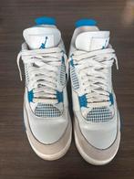 Air Jordan 4 Military Blue, Kleding | Heren, Schoenen, Wit, Ophalen of Verzenden, Zo goed als nieuw, Sneakers