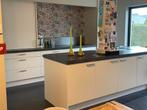 Tweedehands keuken met eiland, Huis en Inrichting, Keuken | Complete keukens, Ophalen, Gebruikt, Wit, Hoekkeuken