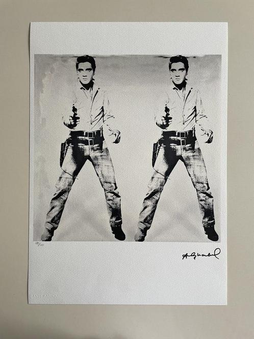 Andy Warhol – Elvis *ZELDZAAM*, Antiek en Kunst, Kunst | Litho's en Zeefdrukken, Ophalen