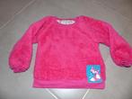 Roze fleece trui meisje - maat 86, Kinderen en Baby's, Ophalen of Verzenden, Zo goed als nieuw, Meisje, Truitje of Vestje